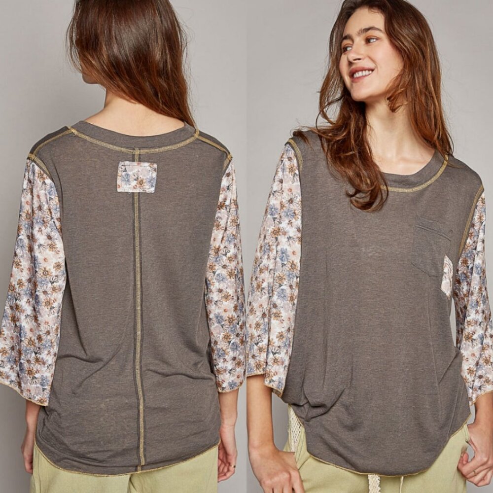 50299 POL Flare Sleeve Tee - Picture 2 of 4